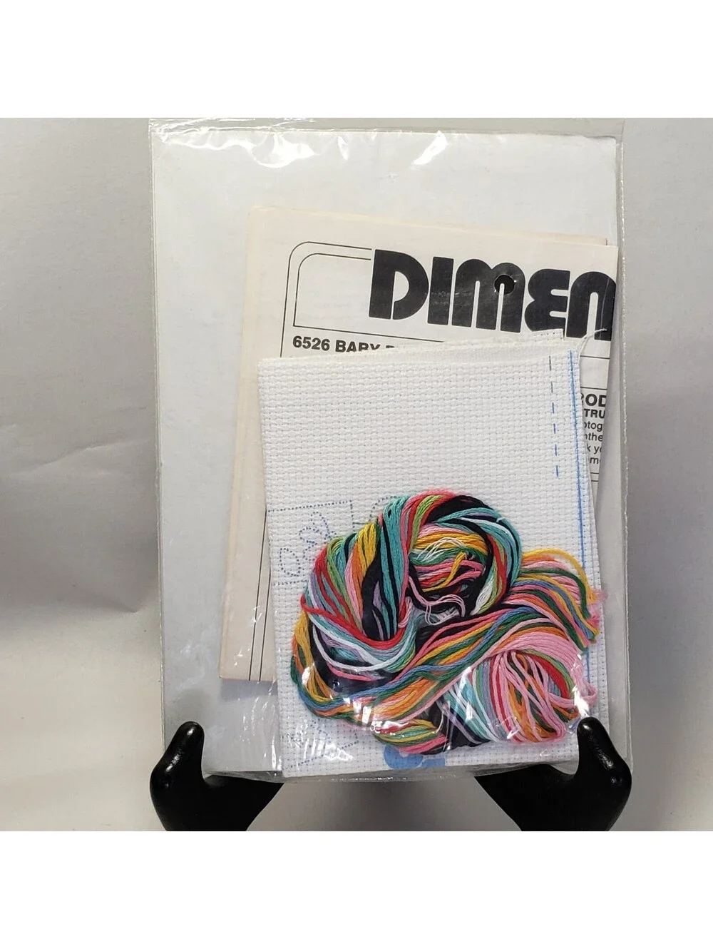 Vintage Dimensions No Count Cross Stitch Kit Baby Photo Frame LOVE #6526 NEW